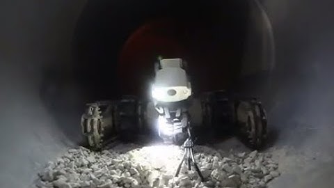 Operating robots underground