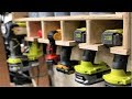 Power Drill Storage and Charging Station!