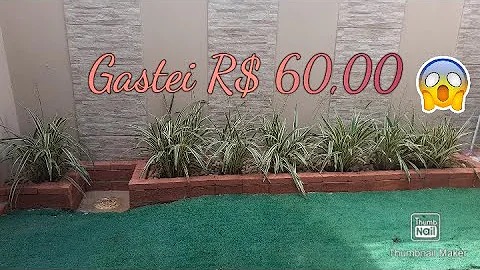 Como fazer um canteiro de flores usando tijolos?