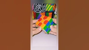 😏EASY CUBE PATTERNS🧊: CHECKERBOARD TUTORIAL💥 #cubing #cubepatterns #rubikscube #rubikscubepatterns