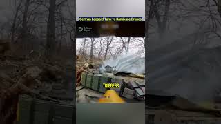 German Leopard Tank Vs Russian Kamikaze Drones