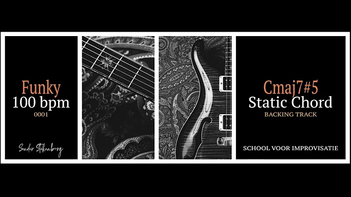 Funky Cmaj7#5 0001 - Static Chord Backing Track - 100bpm