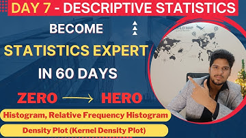 Day 7 - Become Statistics Expert in 60 Days | What is Histogram and Density Plot