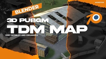 PUBG MOBILE 3D TDM MAP - Blender