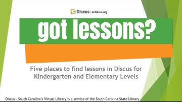 Lessons in Discus Elementary (cc)