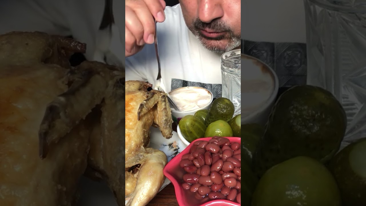 Village style fried Potato 🥔 with mayonnaise and red beans 🫘 | Eating Sounds | ASMR | 