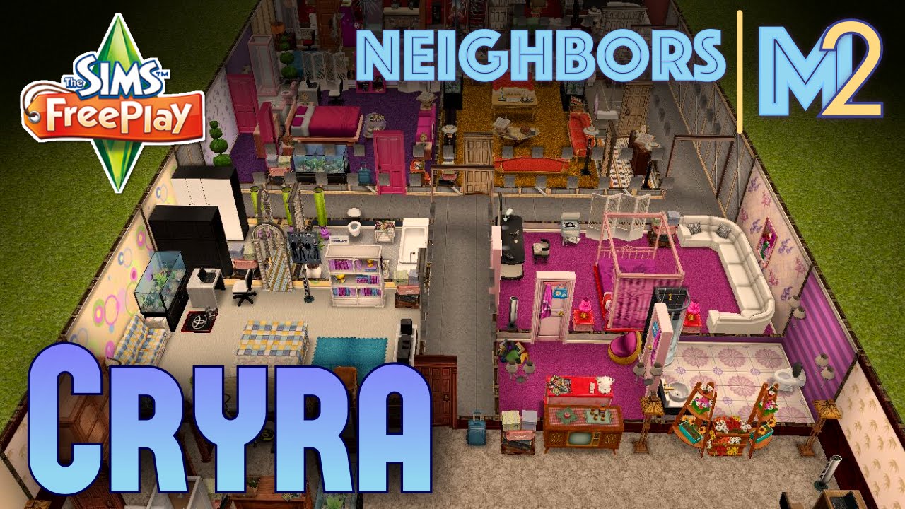 Sims FreePlay Cryra's Basement PLL House (Neighbor's Original House