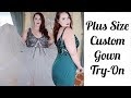 JJ's House Plus Size Custom Diva Gown Try-On