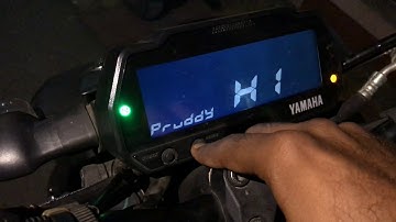 How to change YAMAHA MT 15 display name