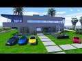Lüks Ada Evini ve Üstü Açık Arabaları Geziyoruz - GTA 5