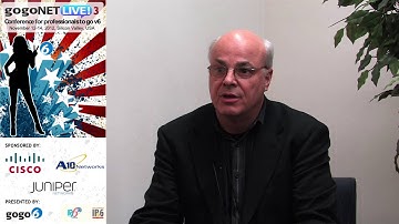 Interview with Ron Broersma at gogoNET LIVE! 3 IPv6 Conference