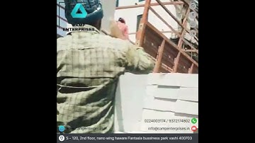 Unloading aac block viman nagar Pune #construction #building #concrete #unloading #readymix