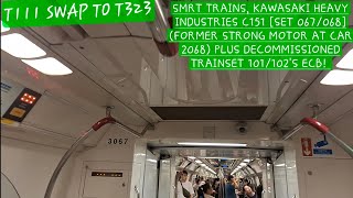 [USING 101/102's ECB] SMRT TRAINS, Kawasaki Heavy Industries C151 [Set 067/068]ridefromRafflesPlace》