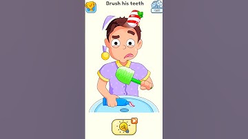 DOP 5 ( Brush his teeth ) level 265 ! #gaming #shorts #dop5