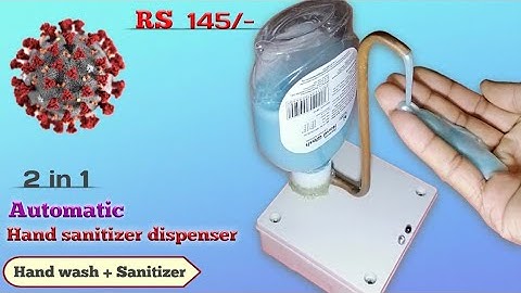 Automatic Hand Sanitizer Dispenser With Delay Time | Hand Sanitizer Machine | COVID-19 Special