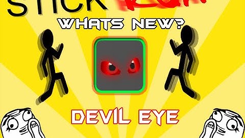 Stick Run - New  Item Devil Eye