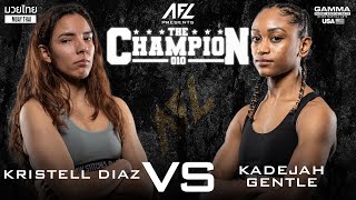 Kristell Diaz Vs Kadejah Gentle Full Fight | AFL Promotions | Muay Thai | FightNight