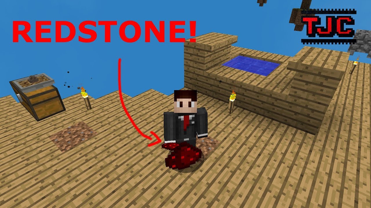 REDSTONE! - ☁🏭 SKY Factory IV ☁🏭 Ep. 2 - YouTube