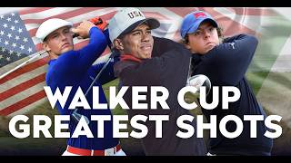 GREATEST shots at the WALKER CUP 🇬🇧🇮🇪