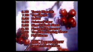 Bbc1 Christmas Continuity News Weather And Closedown Tuesday 21St December 1982