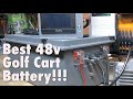 Novaic 48V 105ah LiFePO4 Golf Car Battery review and tear down.  Impressive build quality! Excellent