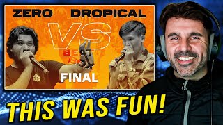 MUSIC DIRECTOR REACTS | Zero vs Dropical || FINAL || V1 Beatbox Battle 03.06.2022