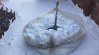 Самый простой способ уборки снега. Самый простой способ уборки снега.