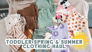 SPRING AND SUMMER TODDLER CLOTHING HAUL Boy & Girl | Zara, H&M, Target & More