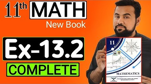 11th class Math | Exercise 13.2 new book | class 11 maths Unit 13 Ex-13.2 | Differentiation
