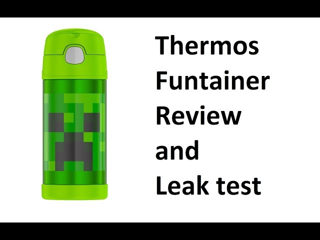 Thermos funtainer mincraft creeper review leak test 