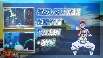 (Slayer Unleash) Akaza/Shockwave Showcase + NEW CODES | Roblox