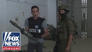 Trey Yingst reveals Hamas weaponry recovered by Israeli military