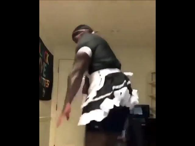 Black Guy Dancing In Maid Outfit