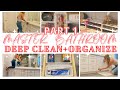 MASTER BATHROOM DEEP CLEANING AND ORGANIZING | Dollar Tree Bathroom Organization *Super Affordable!*