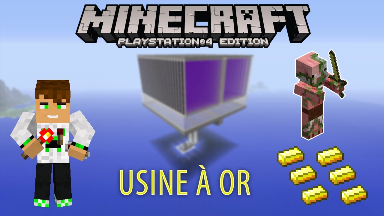 TUTO - Usine à or sur minecraft PS4/XBOX ONE en TU50 ! (Minecraft