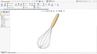 SolidWorks Beginner Tutorial | Hand Mixer