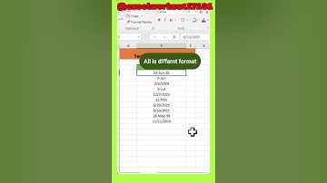 🔥 Fix ANY Excel Date Format in SECONDS! (One-Click Magic!) I #excel #excelformatting