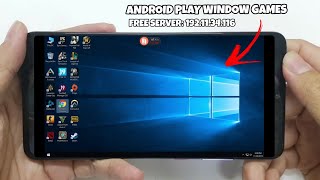 ANDROID DEVICE PLAY WINDOW GAMES - FREE SERVER USE AND PLAY GTA 5! screenshot 2