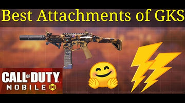 Best attachments of GKS | COD Mobile GKS best attachments