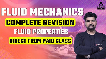 GATE Fluid Mechanics Lecture | Complete Revision Class | GATE 2023