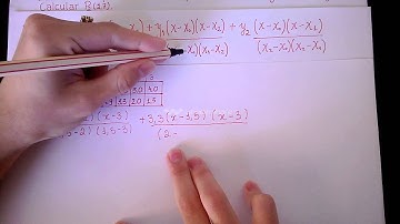 CÁLCULO NUMÉRICO - UNEMAT - INTERPOLAÇÃO DE LAGRANGE