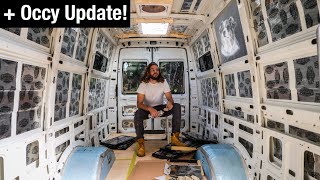 Sound Deadening the SH#T out of my OFF-GRID Tiny Home | Van Conversion Ep5