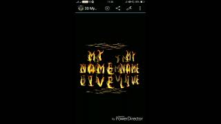 How to Make your name 3D wallpaper on Android 2018 (Urdu / Hindi)