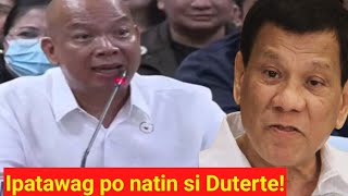 Ipatawag po natin si Pangulong Duterte!| Senate Hearing on PDEA Leaks.