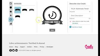 How to create a Credly digital badge