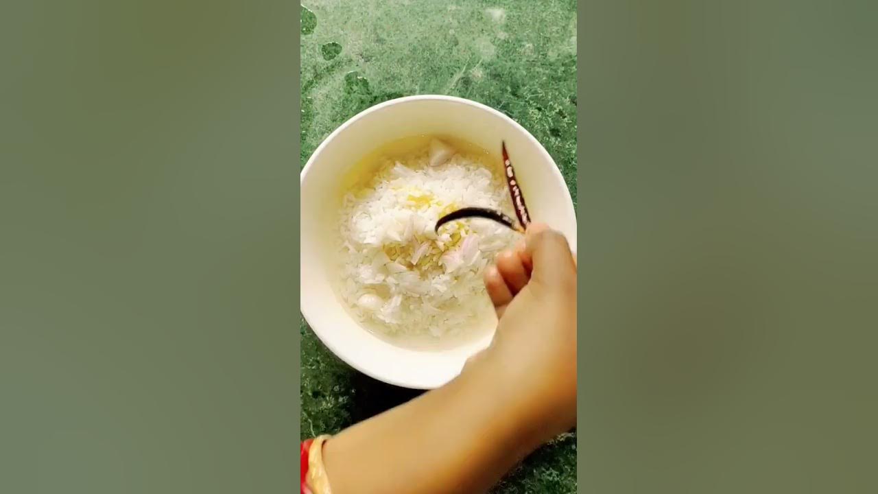 Panta Bhat,Water Rice,Aloo bhorta,Chili, Onion 🥰#Bengalipantabhat - YouTube