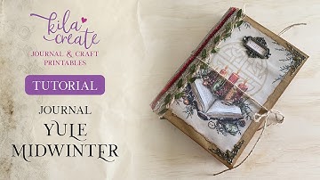 Yuletide Journal Tutorial | KILA Create Printables
