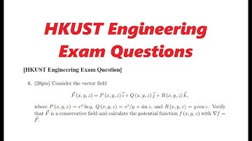 [[Multivariable Calculus]] --- Conservative Vector Field|| clip4|| Line Integral|| HKUST Exam