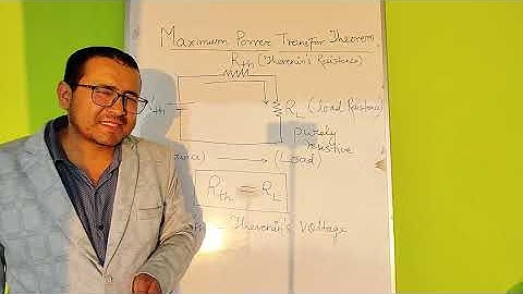 Maximum Power Transfer Theorem