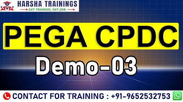 CPDC Demo 03| Certified Pega Decisioning Consultant Training | CPDC 8.6 | Tutorials for Beginners